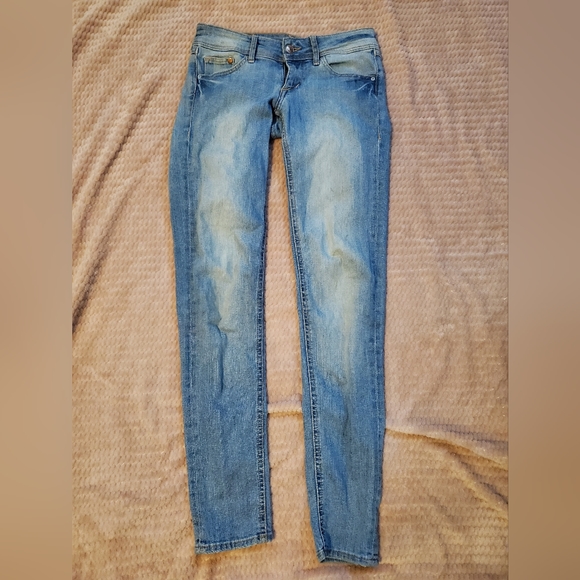 Super skinny low waist size 25/30 &denim - Picture 1 of 3